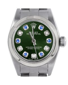 Rolex Oyster Perpetual 24mm Stainless Steel 6700-SS-GRN-ADS-SMT-OYS