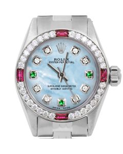 Rolex Oyster Perpetual 24mm Stainless Steel 6700-SS-LBMOP-8D3E-4RBY-JBL