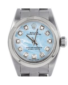 Rolex Oyster Perpetual 24mm Stainless Steel 6700-SS-LBMOP-DIA-AM-SMT-OYS