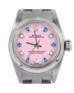 Rolex Oyster Perpetual 24mm Stainless Steel 6700-SS-PNK-ADS-SMT-OYS