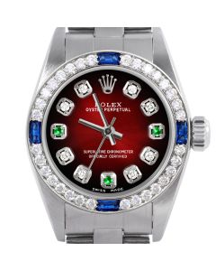 Rolex Oyster Perpetual 24mm Stainless Steel 6700-SS-RDV-8D3E-4SPH-OYS