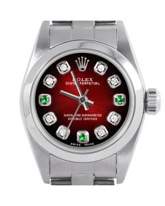 Rolex Oyster Perpetual 24mm Stainless Steel 6700-SS-RDV-8D3E-SMT-OYS