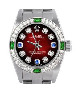 Rolex Oyster Perpetual 24mm Stainless Steel 6700-SS-RDV-8D3S-4EMD-OYS