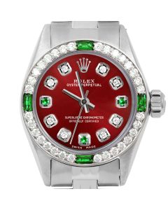 Rolex Oyster Perpetual 24mm Stainless Steel 6700-SS-RED-8D3E-4EMD-JBL