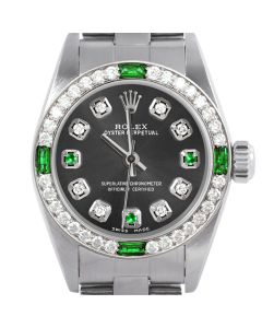 Rolex Oyster Perpetual 24mm Stainless Steel 6700-SS-RHO-8D3E-4EMD-OYS