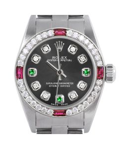 Rolex Oyster Perpetual 24mm Stainless Steel 6700-SS-RHO-8D3E-4RBY-OYS