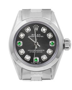 Rolex Oyster Perpetual 24mm Stainless Steel 6700-SS-RHO-8D3E-SMT-JBL