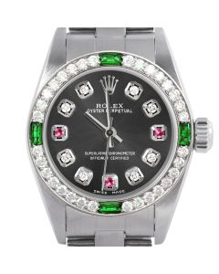 Rolex Oyster Perpetual 24mm Stainless Steel 6700-SS-RHO-8D3R-4EMD-OYS