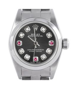 Rolex Oyster Perpetual 24mm Stainless Steel 6700-SS-RHO-8D3R-SMT-OYS
