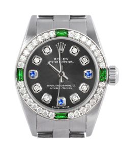 Rolex Oyster Perpetual 24mm Stainless Steel 6700-SS-RHO-8D3S-4EMD-OYS
