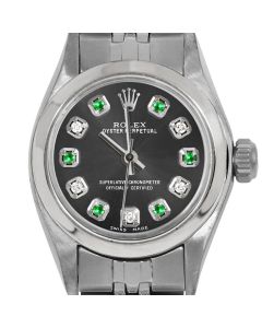 Rolex Oyster Perpetual 24mm Stainless Steel 6700-SS-RHO-ADE-SMT-JBL