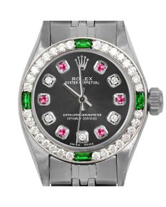 Rolex Oyster Perpetual 24mm Stainless Steel 6700-SS-RHO-ADR-4EMD-JBL