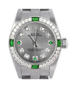 Rolex Oyster Perpetual 24mm Stainless Steel 6700-SS-SLT-8D3E-4EMD-OYS