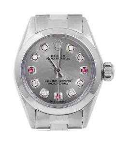 Rolex Oyster Perpetual 24mm Stainless Steel 6700-SS-SLT-8D3R-SMT-JBL