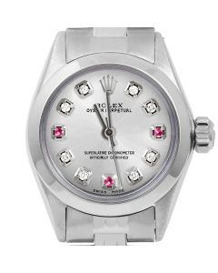 Rolex Oyster Perpetual 24mm Stainless Steel 6700-SS-SLV-8D3R-SMT-JBL