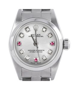 Rolex Oyster Perpetual 24mm Stainless Steel 6700-SS-SLV-8D3R-SMT-OYS