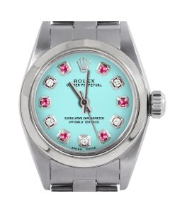 Rolex Oyster Perpetual 24mm Stainless Steel 6700-SS-TRQ-ADR-SMT-OYS