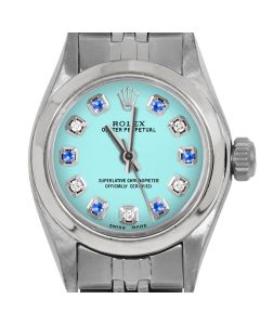Rolex Oyster Perpetual 24mm Stainless Steel 6700-SS-TRQ-ADS-SMT-JBL