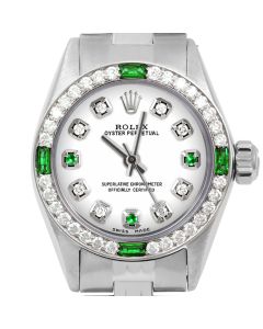 Rolex Oyster Perpetual 24mm Stainless Steel 6700-SS-WHT-8D3E-4EMD-JBL