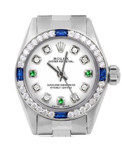 Rolex Oyster Perpetual 24mm Stainless Steel 6700-SS-WHT-8D3E-4SPH-JBL
