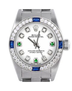 Rolex Oyster Perpetual 24mm Stainless Steel 6700-SS-WHT-8D3E-4SPH-OYS