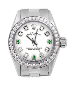Rolex Oyster Perpetual 24mm Stainless Steel 6700-SS-WHT-8D3E-BDS-JBL