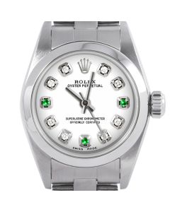 Rolex Oyster Perpetual 24mm Stainless Steel 6700-SS-WHT-8D3E-SMT-OYS