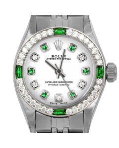 Rolex Oyster Perpetual 24mm Stainless Steel 6700-SS-WHT-ADE-4EMD-JBL