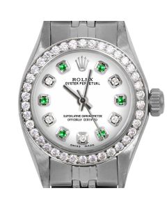 Rolex Oyster Perpetual 24mm Stainless Steel 6700-SS-WHT-ADE-BDS-JBL