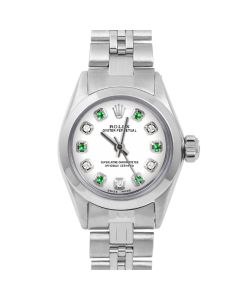 Rolex Oyster Perpetual 24mm Stainless Steel 6700-SS-WHT-ADE-SMT-JBL-FD