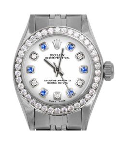 Rolex Oyster Perpetual 24mm Stainless Steel 6700-SS-WHT-ADS-BDS-JBL