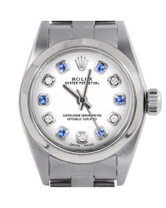 Rolex Oyster Perpetual 24mm Stainless Steel 6700-SS-WHT-ADS-SMT-OYS