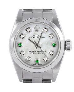Rolex Oyster Perpetual 24mm Stainless Steel 6700-SS-WMOP-8D3E-SMT-OYS