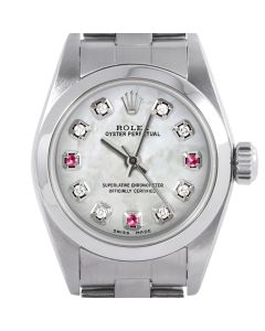 Rolex Oyster Perpetual 24mm Stainless Steel 6700-SS-WMOP-8D3R-SMT-OYS