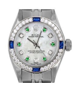 Rolex Oyster Perpetual 24mm Stainless Steel 6700-SS-WMOP-ADE-4SPH-JBL
