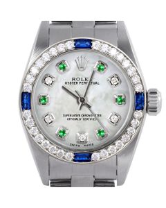 Rolex Oyster Perpetual 24mm Stainless Steel 6700-SS-WMOP-ADE-4SPH-OYS