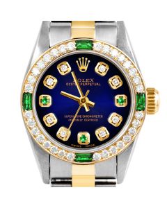 Rolex Oyster Perpetual 24mm Two Tone 6700-TT-BLV-8D3E-4EMD-OYS