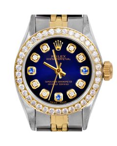 Rolex Oyster Perpetual 24mm Two Tone 6700-TT-BLV-8D3S-BDS-JBL