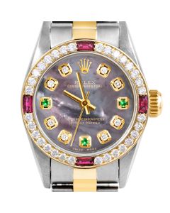 Rolex Oyster Perpetual 24mm Two Tone 6700-TT-BMOP-8D3E-4RBY-OYS