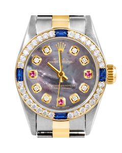 Rolex Oyster Perpetual 24mm Two Tone 6700-TT-BMOP-8D3R-4SPH-OYS