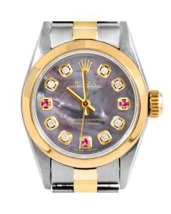 Rolex Oyster Perpetual 24mm Two Tone 6700-TT-BMOP-8D3R-SMT-OYS