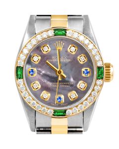 Rolex Oyster Perpetual 24mm Two Tone 6700-TT-BMOP-8D3S-4EMD-OYS