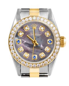 Rolex Oyster Perpetual 24mm Two Tone 6700-TT-BMOP-8D3S-BDS-OYS