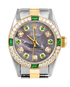 Rolex Oyster Perpetual 24mm Two Tone 6700-TT-BMOP-ADE-4EMD-OYS