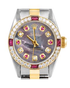 Rolex Oyster Perpetual 24mm Two Tone 6700-TT-BMOP-ADR-4RBY-OYS