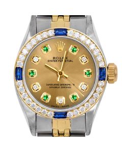 Rolex Oyster Perpetual 24mm Two Tone 6700-TT-CHM-ADE-4SPH-JBL