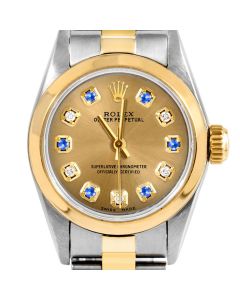 Rolex Oyster Perpetual 24mm Two Tone 6700-TT-CHM-ADS-SMT-OYS