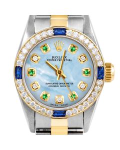 Rolex Oyster Perpetual 24mm Two Tone 6700-TT-LBMOP-ADE-4SPH-OYS