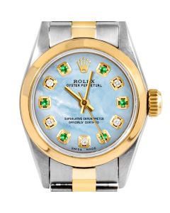 Rolex Oyster Perpetual 24mm Two Tone 6700-TT-LBMOP-ADE-SMT-OYS