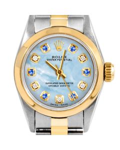 Rolex Oyster Perpetual 24mm Two Tone 6700-TT-LBMOP-ADS-SMT-OYS